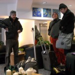 We prepare to depart the Hotel.